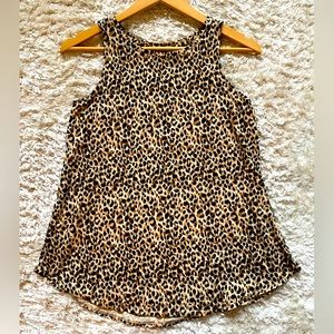 🐆NWT. Old Navy Cheetah Print Layering Tank Top🐆 Shirt Leopard x small NEW